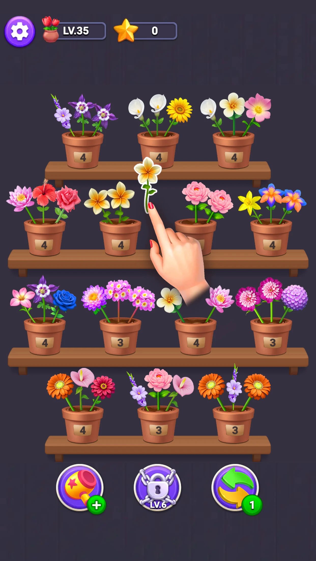 Flower Merge - Flower Games screenshot