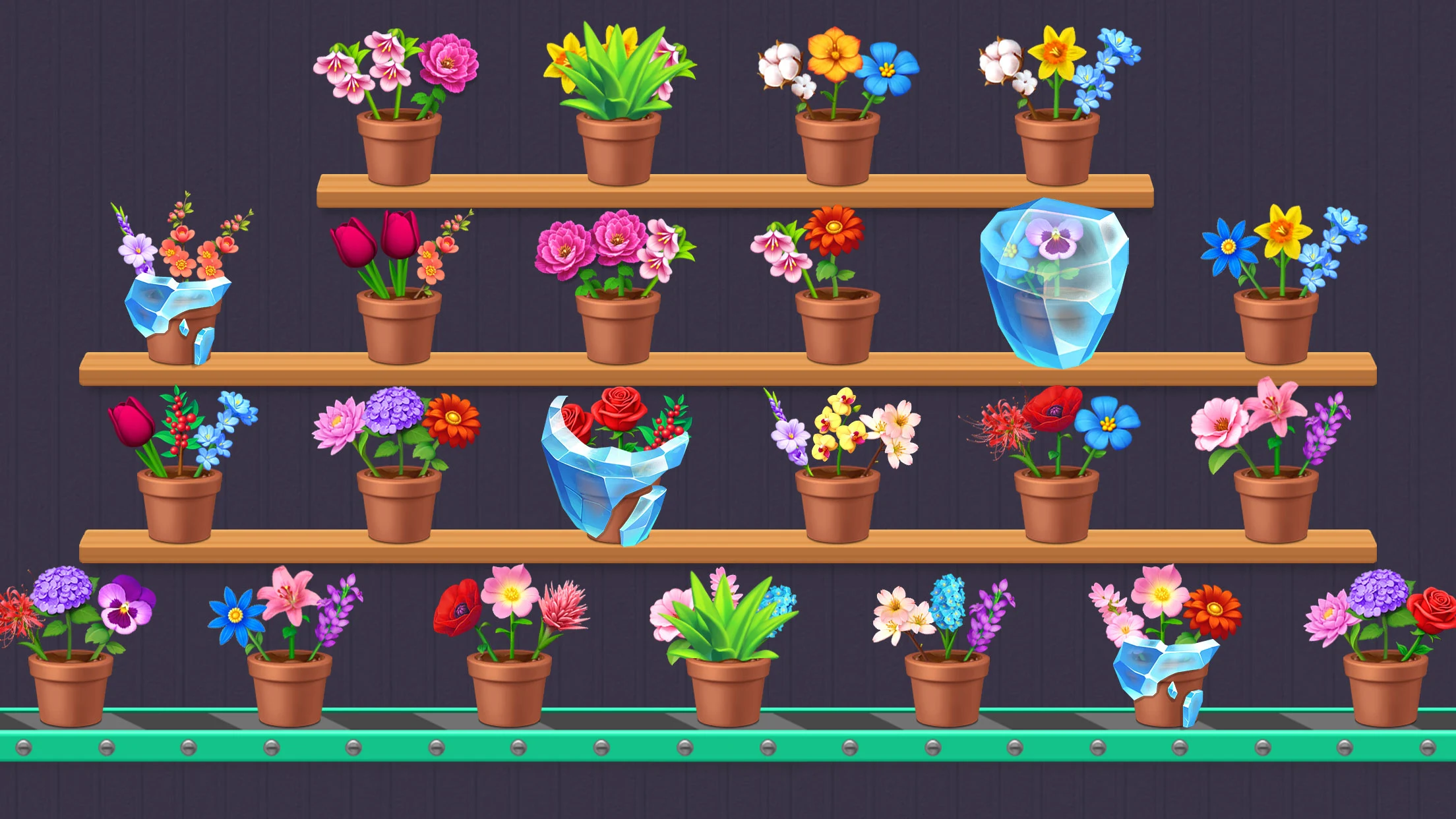 Flower Merge - Flower Games screenshot