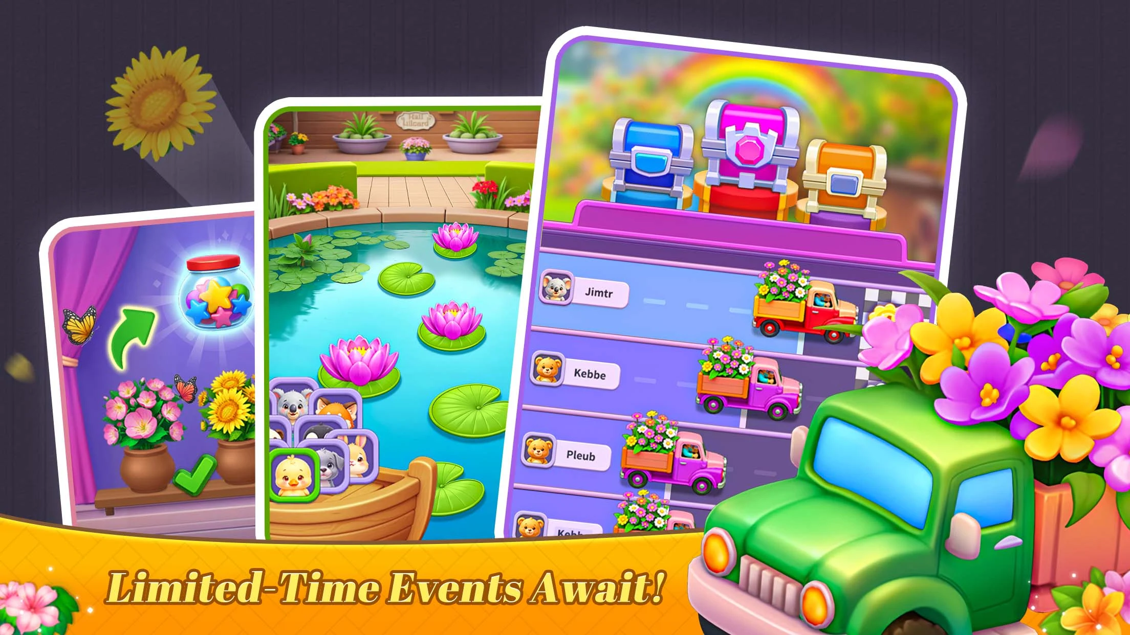 Flower Merge - Flower Games screenshot