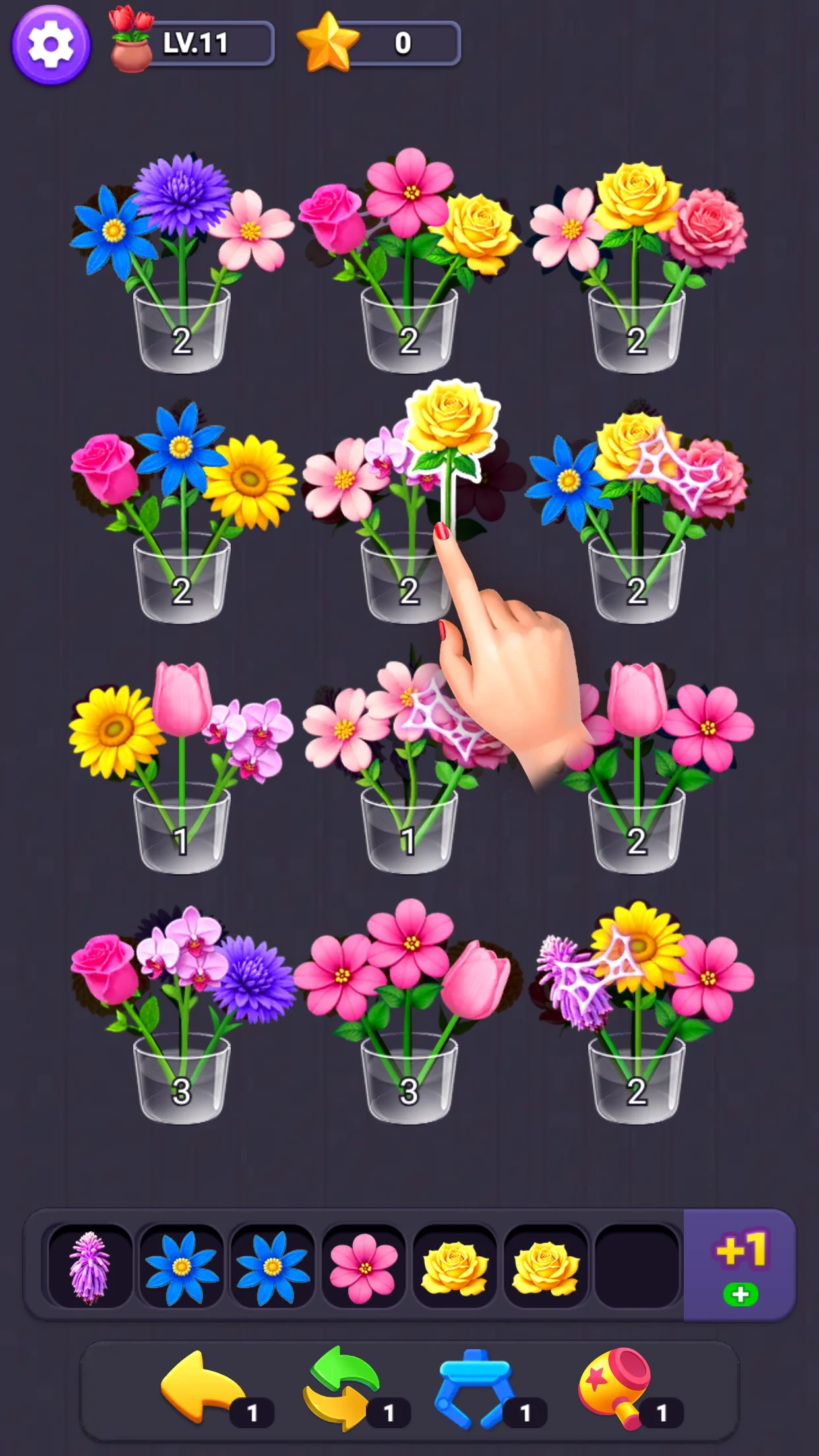 Flower Merge - Flower Games screenshot